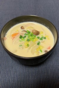 【美肌】豆乳スープ(味噌汁)