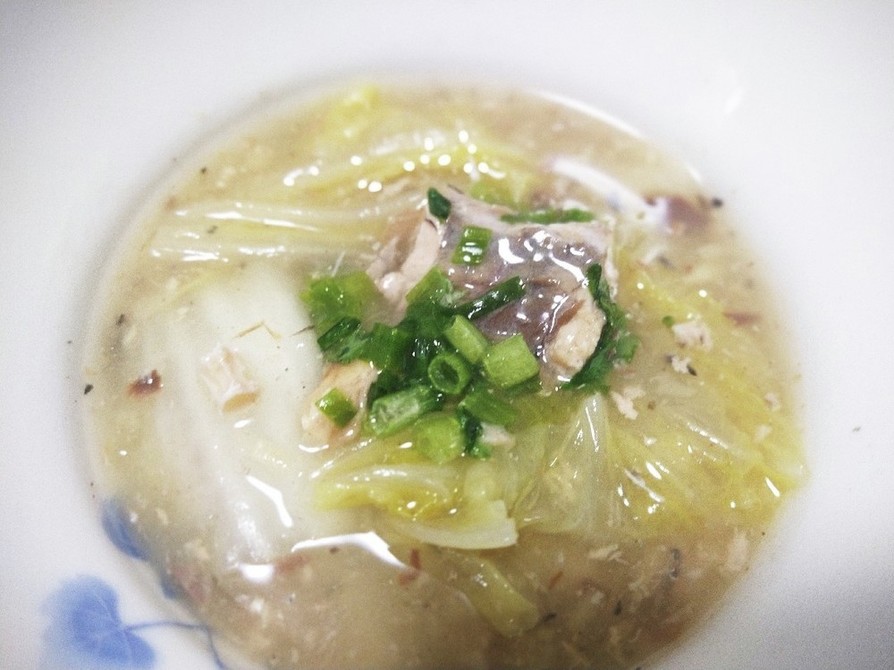 簡単！サバ缶と白菜のトロトロ生姜煮！の画像