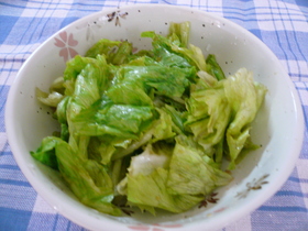 めっちゃ簡単♡焼肉屋さん風レタスサラダ♡