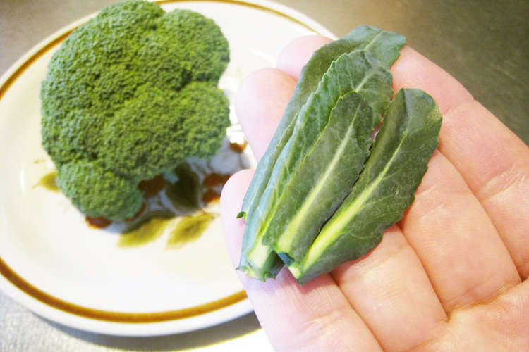 ブロッコリーの葉茶 レシピ 作り方 By １０００人 クックパッド 簡単おいしいみんなのレシピが373万品