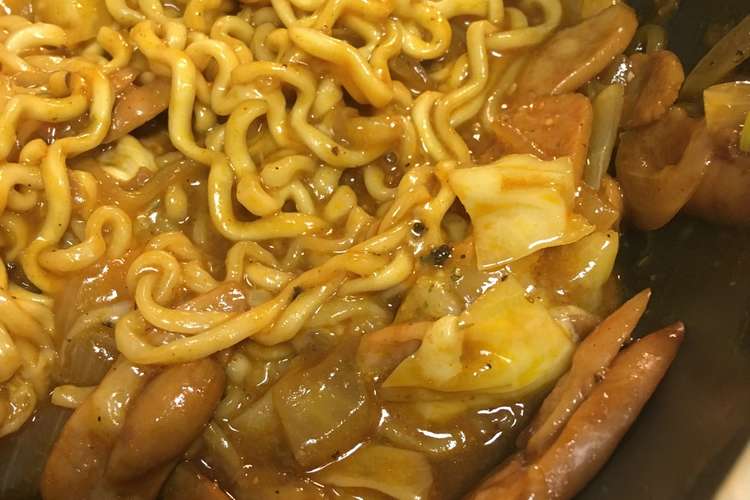 欧風カレーヌードルふう プルダック麺 レシピ 作り方 By クック0a8sy0 クックパッド 簡単おいしいみんなのレシピが359万品