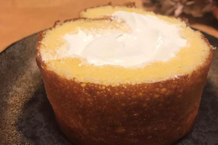 Hmで 生クリームロールケーキ レシピ 作り方 By アイコ15 クックパッド 簡単おいしいみんなのレシピが350万品