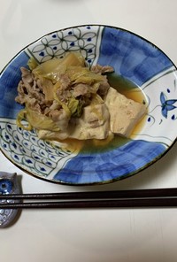 肉豆腐（パナ電圧又は炊飯器調理）