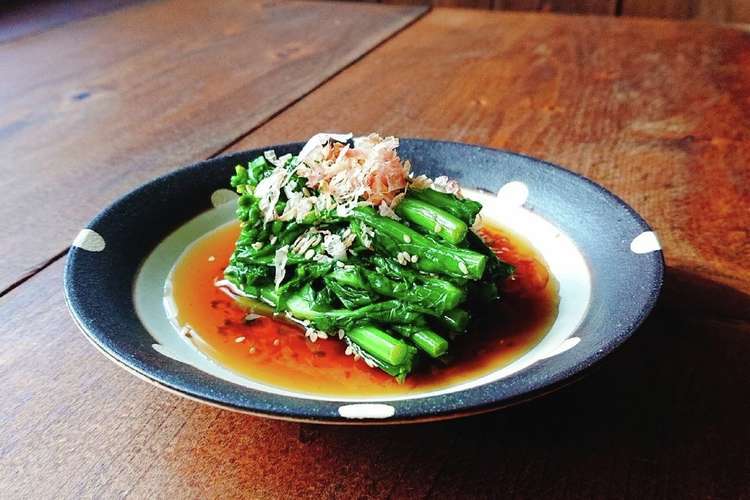 5分でできる 菜の花のおひたし レシピ 作り方 By ちさぷー クックパッド 簡単おいしいみんなのレシピが356万品