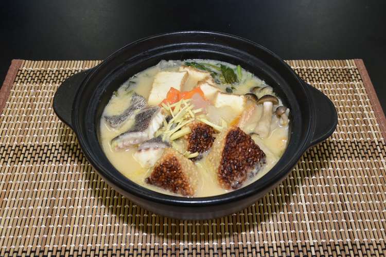 マハタと玄米にぎりの酒かす大人鍋 レシピ 作り方 By 尾鷲市海養協 クックパッド 簡単おいしいみんなのレシピが360万品