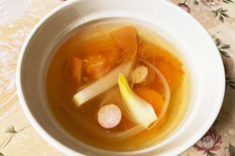 トマト入り ブイヨンスープ レシピ 作り方 By まりまりのレシピ クックパッド 簡単おいしいみんなのレシピが363万品