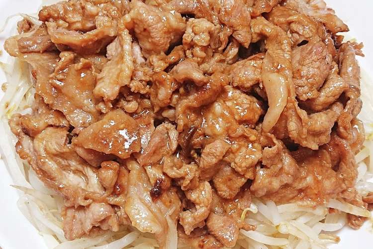 豚こまともやしの甜麺醤炒め レシピ 作り方 By ポンちゃん クックパッド 簡単おいしいみんなのレシピが360万品