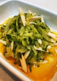 きゅうりと魚肉ソーセージの中華サラダ