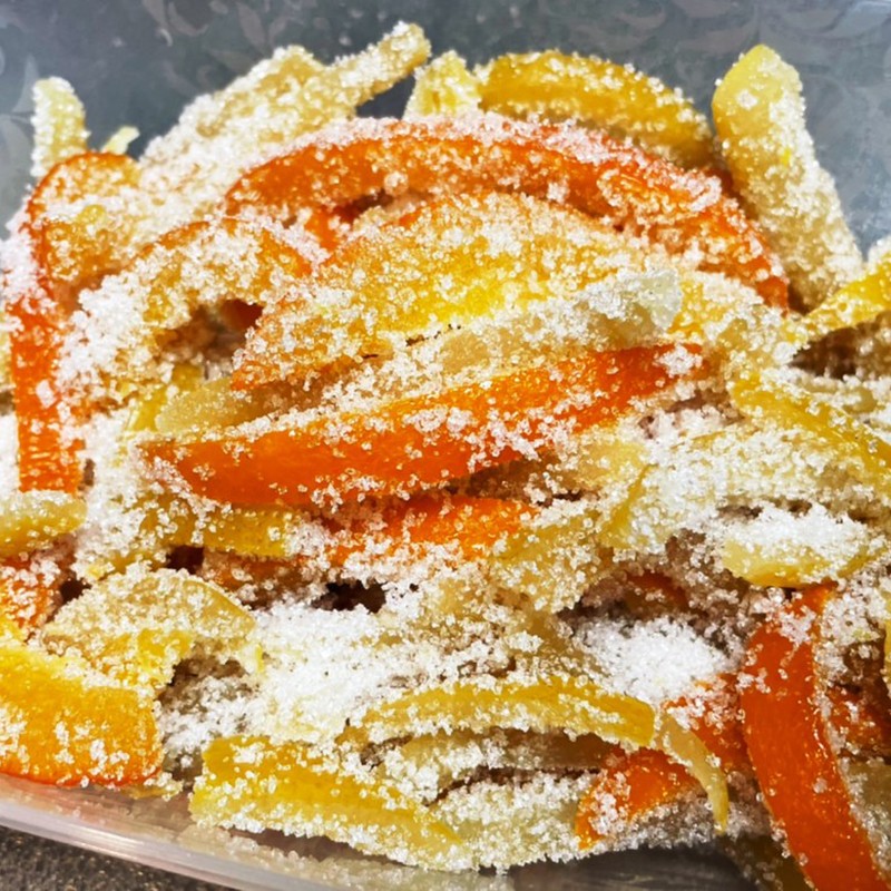 砂糖漬けのオレンジスライスのレシピ