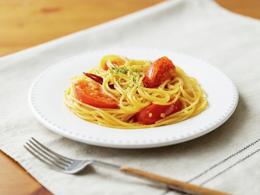 フレッシュトマトのペペロンチーノの画像