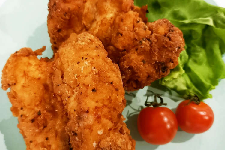 ケンタッキーのフライドチキンを再現 レシピ 作り方 By ポテチ犬 クックパッド 簡単おいしいみんなのレシピが359万品