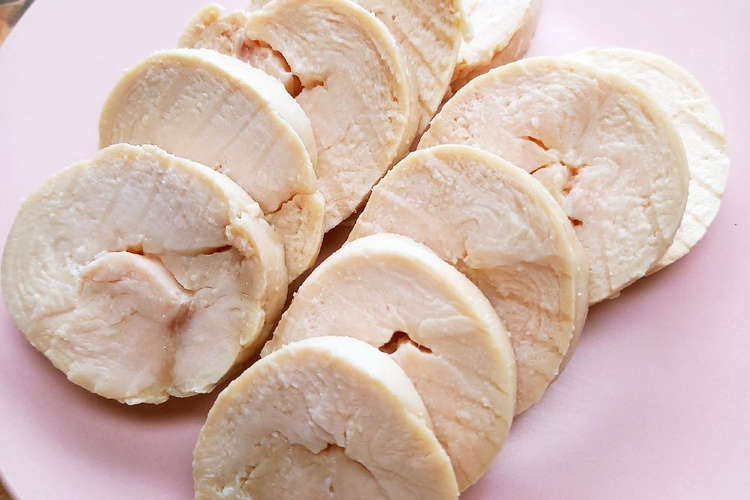 鶏むね肉でしっとり柔らか鶏ハム レシピ 作り方 By ポテチ犬 クックパッド 簡単おいしいみんなのレシピが367万品