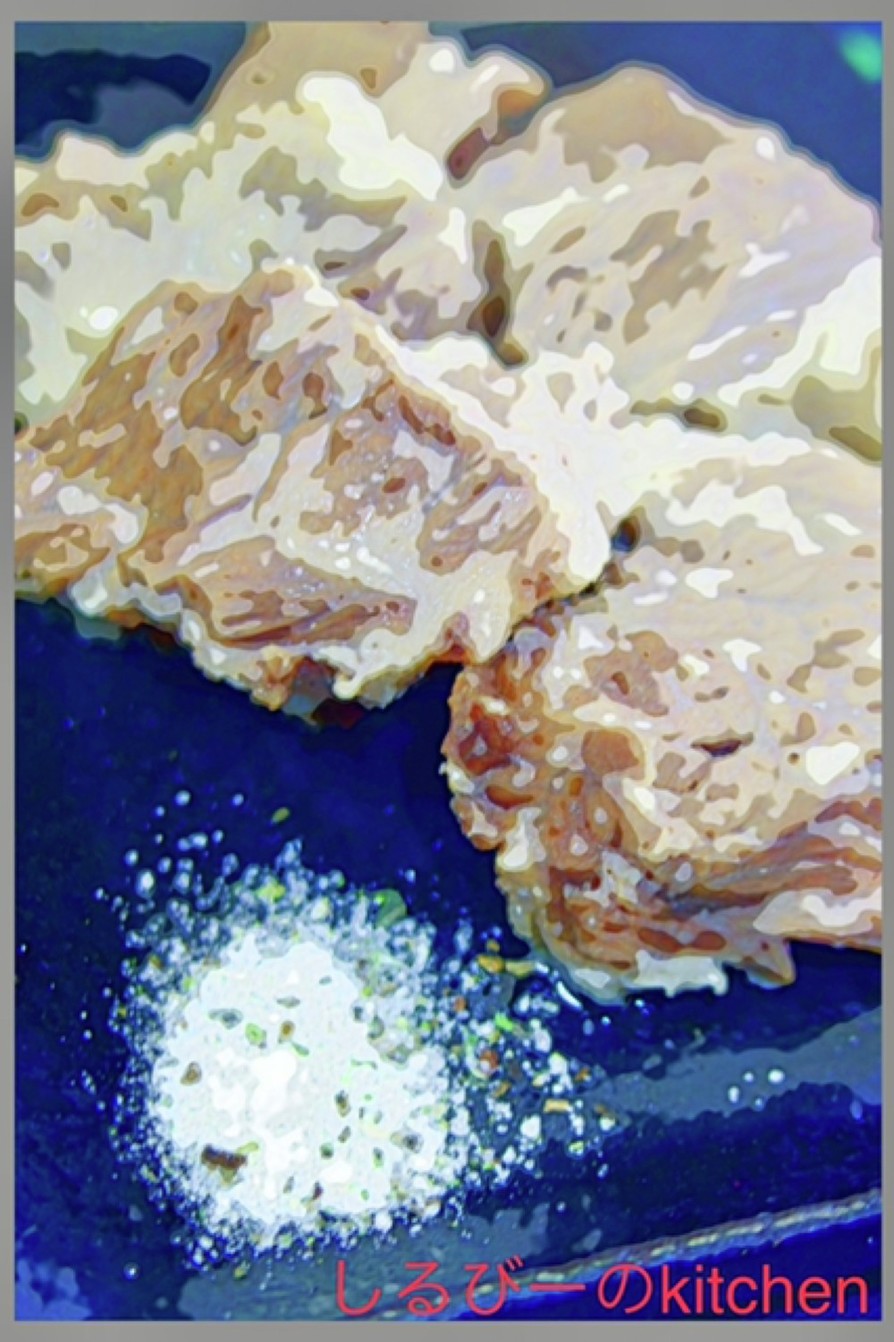 ステーキ職人の茹で牛肉のムゲンソルト添えの画像