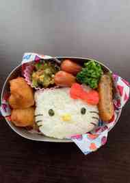 みんなが作ってる キャラ弁 キティちゃんのレシピ クックパッド 簡単おいしいみんなのレシピが358万品