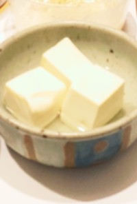 我が家のシンプル湯豆腐