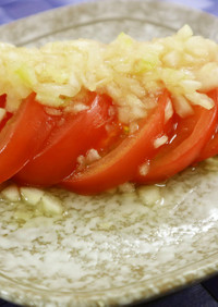 トマトのたまねぎ入☆旨酢サラダ