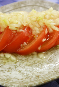 トマトのたまねぎ入☆旨酢サラダ