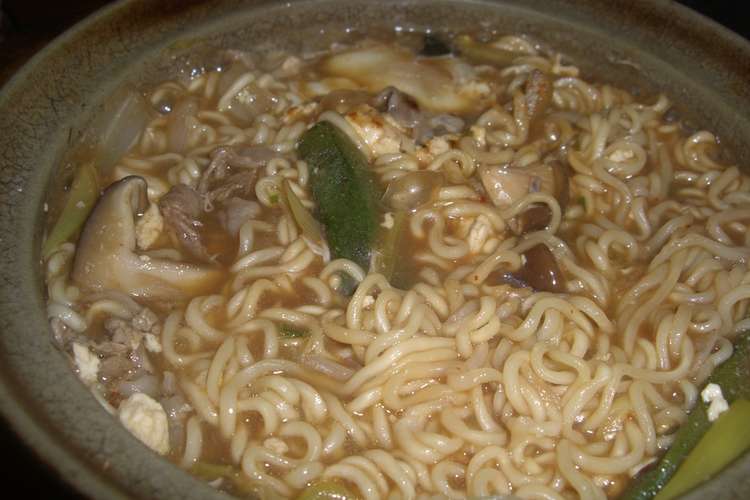 しゃぶしゃぶの締めを味噌ラーメンで レシピ 作り方 By Makoyuki クックパッド 簡単おいしいみんなのレシピが353万品