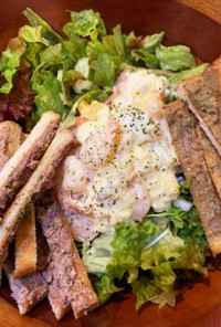 食べるタルタルソース海老とたまごのサラダ