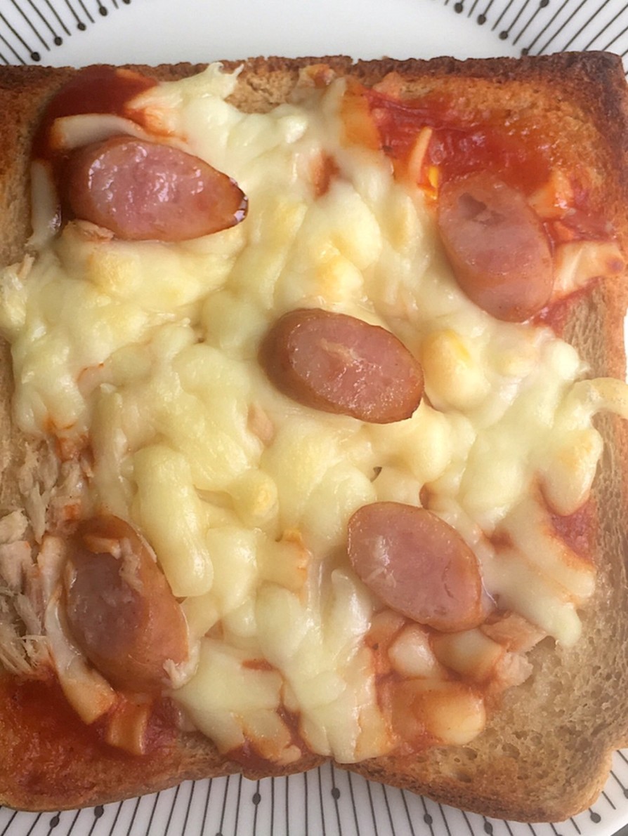 ダイエットピザトースト簡単おやつ作り置きの画像