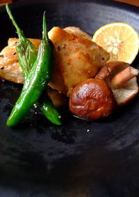 【旨】季節野菜と胸肉の味噌マヨ焼き　