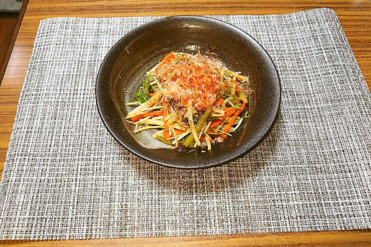 ヨウサマの水菜と千切り筍のサラダ レシピ 作り方 By ヨウサマの減塩食堂 クックパッド 簡単おいしいみんなのレシピが353万品
