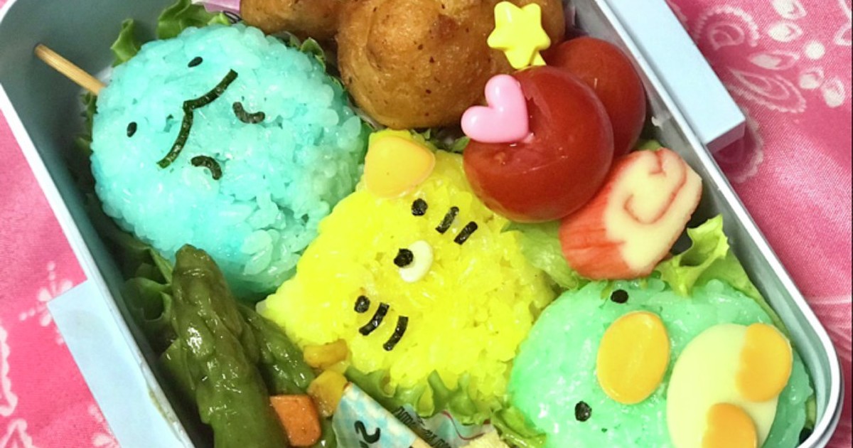 すみっコぐらしキャラ弁 だんご三兄弟 レシピ 作り方 By シナモン ロール31 クックパッド 簡単おいしいみんなのレシピが349万品