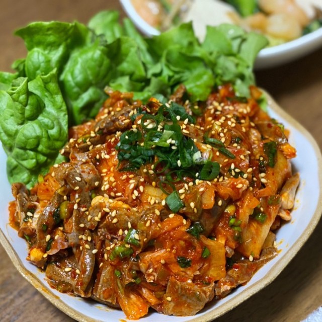 豚のガツキムチ合え 下処理付き レシピ 作り方 By おちょこ クックパッド 簡単おいしいみんなのレシピが355万品