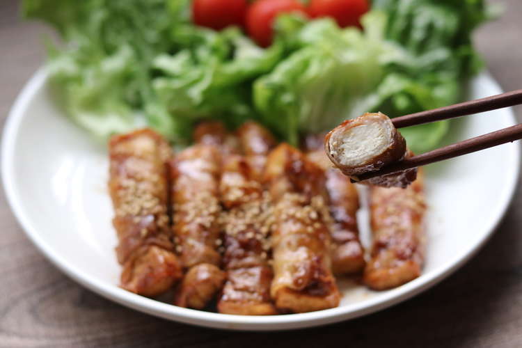 ボリューミーな節約おかず 厚揚げの肉巻き レシピ 作り方 By カオルママ家うま クックパッド 簡単おいしいみんなのレシピが356万品