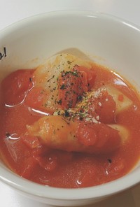 大根とウィンナーのトマトスープ