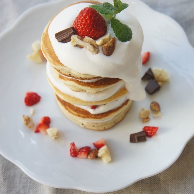 フライパンおやつ パンケーキタワー レシピ 作り方 By わらし クックパッド 簡単おいしいみんなのレシピが354万品