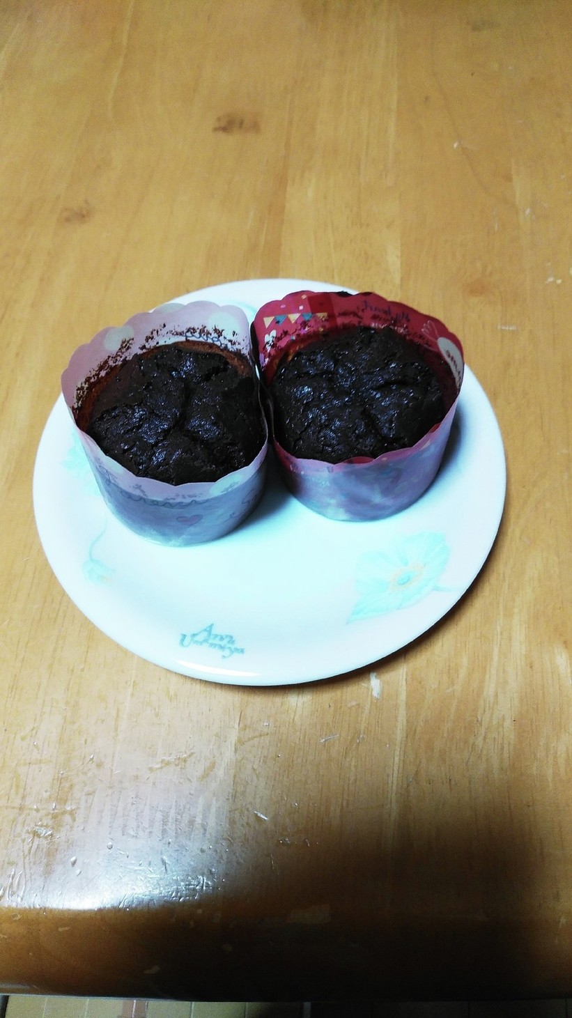 生チョコカップケーキの画像