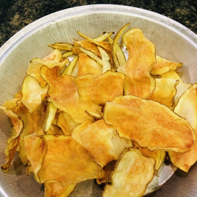 エアフライヤー パルメザン ズッキーニ チップスのレシピ