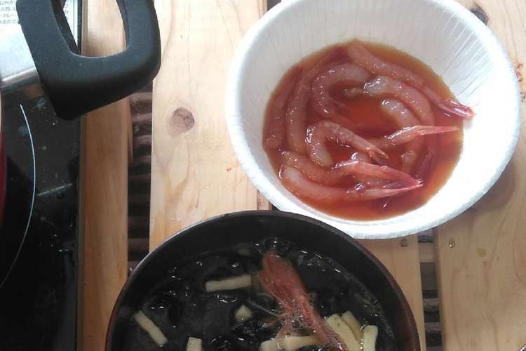 【新潟・富山県民向け！】甘エビの魚醤漬け