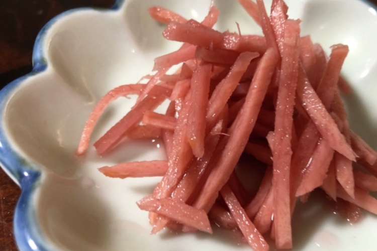 手作り紅生姜 材料3つ 簡単 レシピ 作り方 By Squarepants クックパッド 簡単おいしいみんなのレシピが350万品