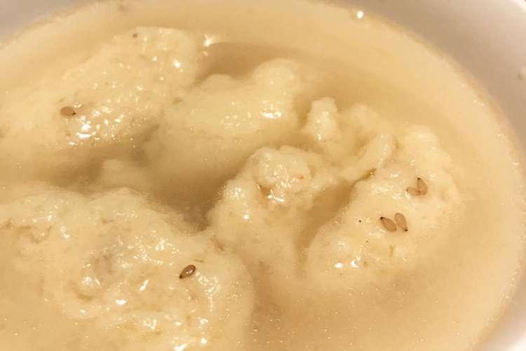 海老とはんぺんと豆腐のふわふわ団子スープ レシピ 作り方 By アイコ15 クックパッド 簡単おいしいみんなのレシピが375万品