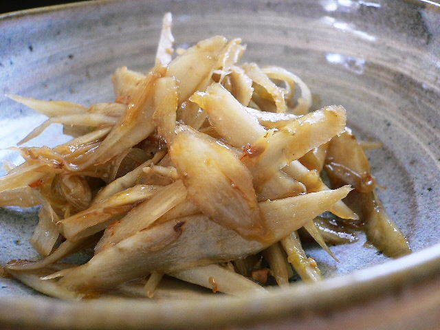 ゴボウと茗荷のピリ辛☆味噌煮の画像