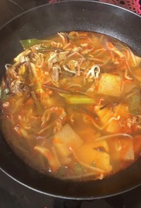 釜山男が作る、牛肉のスープ