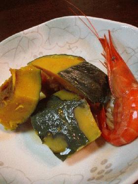 栗あじかぼちゃの煮物