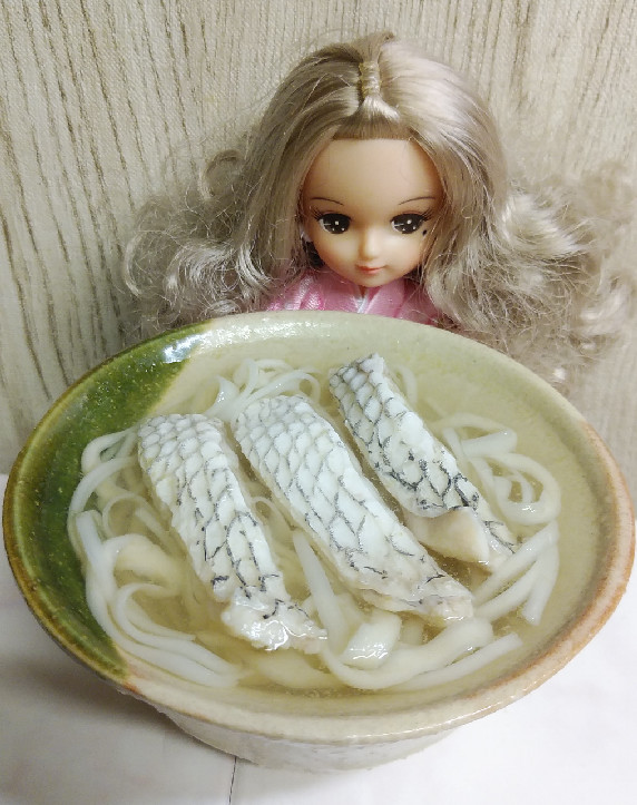 リカちゃん♡バチ麺 で鯛の温素麺風ꕤ˖*の画像
