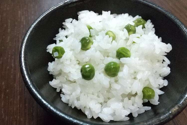 グリンピースご飯 後のせ方式 レシピ 作り方 By きみ子 クックパッド 簡単おいしいみんなのレシピが375万品
