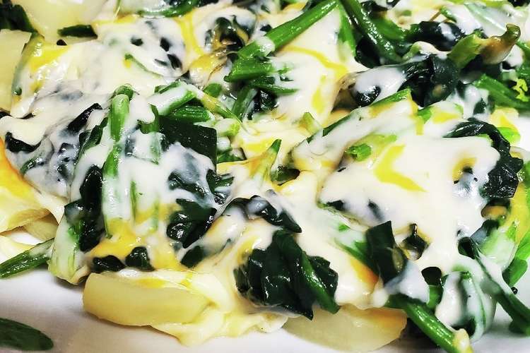 じゃがいもとほうれん草のチーズ焼き レシピ 作り方 By ｍａ ０８０１ クックパッド 簡単おいしいみんなのレシピが371万品