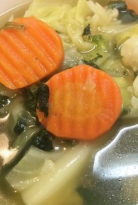 【糖尿病】野菜スープ　271kcal