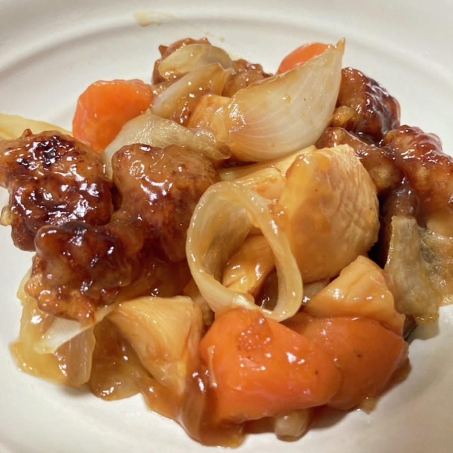中華料理の定番が簡単　酢豚の画像