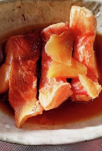 冷凍赤魚の煮魚