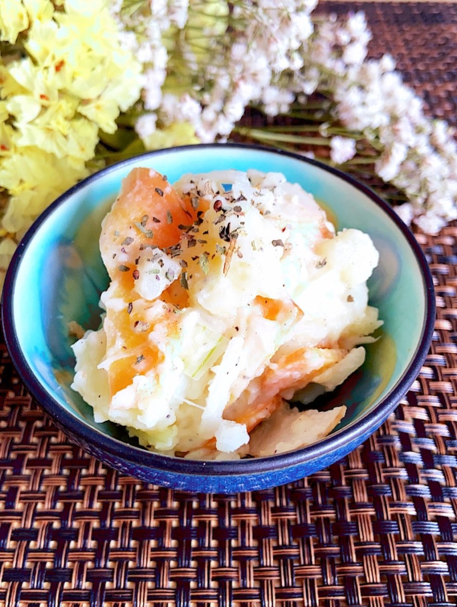 《副菜》新玉ねぎと菊芋のポテトサラダの画像