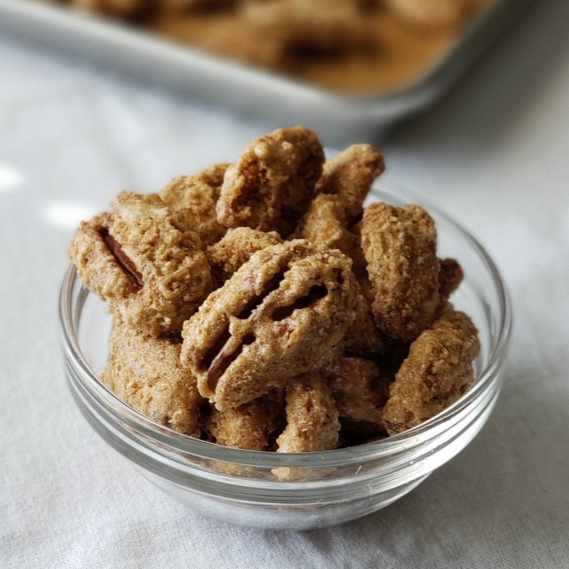 メープル砂糖漬けピーカンナッツのレシピ