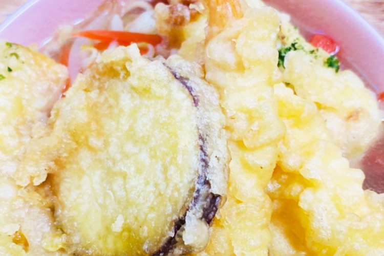胃もたれ注意 謎の組み合わせ天ぷらめん レシピ 作り方 By Richan66 クックパッド 簡単おいしいみんなのレシピが357万品