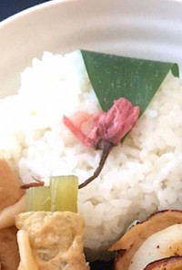 笹葉　桜ご飯　