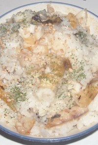 エボ鯛と白ごまの混ぜご飯
